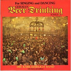 Die Karl Ehrlich Band German Beer Drinking Songs Vinyl LP USED