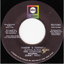 The Upsetters (6) / Jimmy Wess Tossin' And Turnin' / Always In The Wrong Place At The Wrong Time Vinyl 7" USED