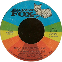 George Perkins / The Silver Stars (2) Cryin' In The Streets Vinyl 7" USED