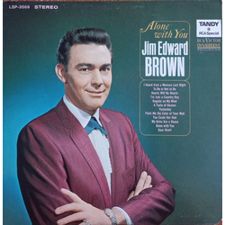 Jim Ed Brown Alone With You Vinyl LP USED