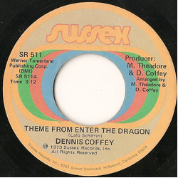 Dennis Coffey Theme From Enter The Dragon Vinyl 7" USED