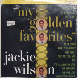 Jackie Wilson My Golden Favorites Vinyl LP USED