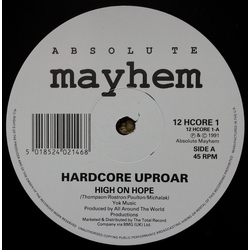 Hardcore Uproar High On Hope Vinyl 12" USED