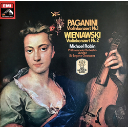 Niccolò Paganini / Henryk Wieniawski / Michael Rabin / Philharmonia Orchestra / Sir Eugene Goossens Violinkonzert Nr. 1 / Violinkonzert Nr. 2 Vinyl LP