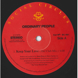 Ordinary People Keep Your Love / Milton Blues Vinyl 12" USED