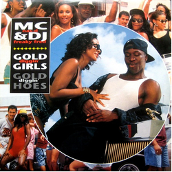 MC Nas-D & DJ Freaky Fred Gold Diggin' Girls Vinyl 12" USED