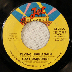 Ozzy Osbourne Flying High Again / I Don't Know (Live) Vinyl 7" USED