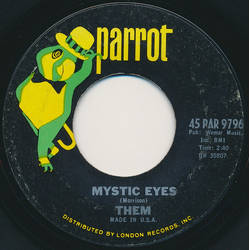Them (3) Mystic Eyes Vinyl 7" USED