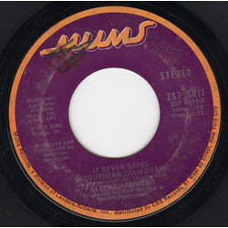 Albert Hammond It Never Rains In Southern California USED VINYL 7INCH 45 RPM SINGLE STYRENE