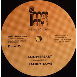 Family Love Anniversary Vinyl 12" USED