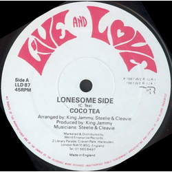 Cocoa Tea / Admiral Tibet Lonesome Side / Reality Time Vinyl 12" USED