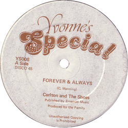 Carlton And The Shoes Forever & Always Vinyl 12" USED