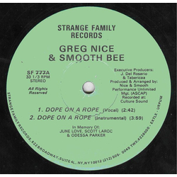 Nice & Smooth Dope On A Rope Vinyl 12" USED