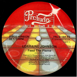 Lorraine Johnson Feed The Flame Vinyl 12" USED