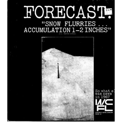 WCFL News Team Forecast: "Snow Flurries Accumulation 1-2 Inches" Vinyl LP USED