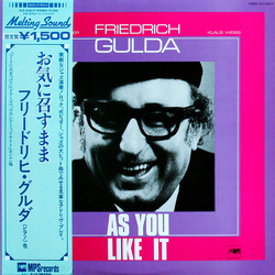 Friedrich Gulda As You Like It Vinyl LP USED
