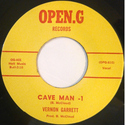 Vernon Garrett Cave Man Vinyl 7" USED