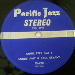 Curtis Amy / Paul Bryant Angel Eyes Part 1/Angel Eyes Part 2 USED VINYL 7INCH 33 S RPM SINGLE