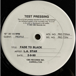 L.A. Star Fade To Black Vinyl 12" USED