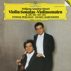 Wolfgang Amadeus Mozart / Itzhak Perlman / Daniel Barenboim Violin Sonatas K. 301 ∙ 302 ∙ 303 ∙ 304 Vinyl LP USED
