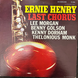 Ernie Henry Last Chorus Vinyl LP USED