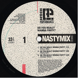 High Performance Do You Really Wanna Party? Vinyl 12" USED