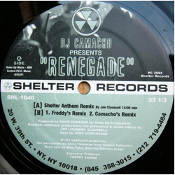 David Camacho Renegade Vinyl 12" USED
