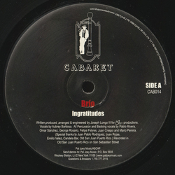 Brio Ingratitudes Vinyl 12" USED