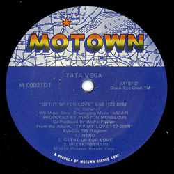 Tata Vega Get It Up For Love / I Just Keep Thinking About You Baby Vinyl 12" USED
