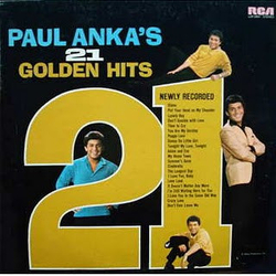 Paul Anka Paul Anka's 21 Golden Hits Vinyl LP USED