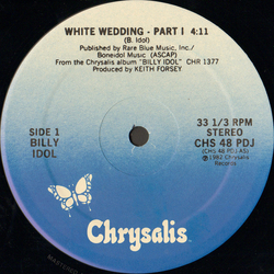 Billy Idol White Wedding Vinyl 12" USED