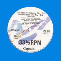 Icehouse Electric Blue Vinyl 12" USED