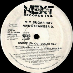 MC Sugar Ray / Stranger D Knock 'Em Out Sugar Ray Vinyl 12" USED
