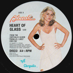 Blondie Heart Of Glass Vinyl 12" USED