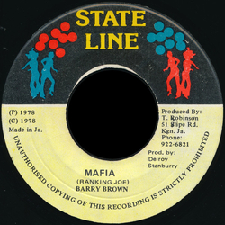 Barry Brown Mafia Vinyl 7" USED