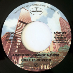 Coke Escovedo I Wouldn't Change A Thing / Rebirth Vinyl 7" USED