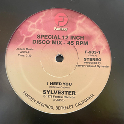 Sylvester I Need You Vinyl 12" USED