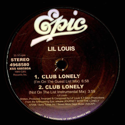 Lil' Louis Club Lonely Vinyl 12" USED
