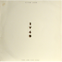 Elton John Too Low For Zero Vinyl LP USED