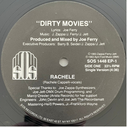Rachele (4) Dirty Movies Vinyl 12" USED