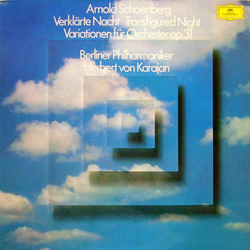Arnold Schoenberg / Berliner Philharmoniker / Herbert von Karajan Verklärte Nacht = Transfigured Night – Variationen Für Orchester Op 31 Vinyl LP USED