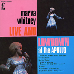 Marva Whitney Live And Lowdown At The Apollo Vinyl LP USED