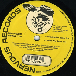 Kim English Missing You Vinyl 12" USED