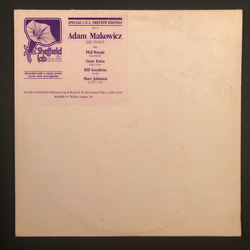 Adam Makowicz The Name Is Makowicz (Ma-kó-vitch) Vinyl LP USED
