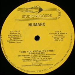 Numarx Girl You Know It's True Vinyl 12" USED