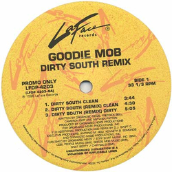 Goodie Mob Dirty South (Remix) Vinyl 12" USED