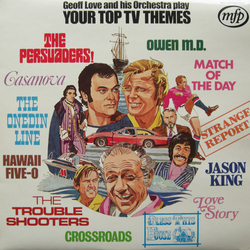 Geoff Love & His Orchestra Your Top TV Themes Vinyl LP USED