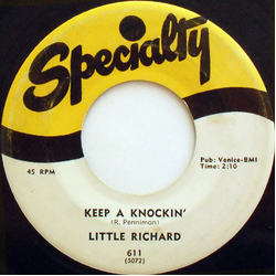 Little Richard Keep A Knockin' / Can't Believe You Wanna Leave Vinyl 7" USED