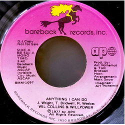 Wil Collins And Willpower Anything I Can Do Vinyl 7" USED