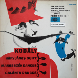The Budapest Philharmonic Orchestra / János Ferencsik / Zoltán Kodály Háry János Suite / Marosszék Dances / Galánta Dances Vinyl LP USED